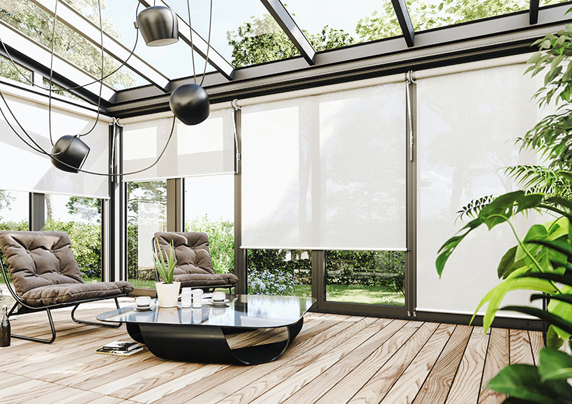 Fabric shading - Climax.cz